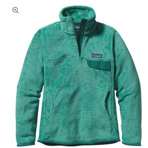 Patagonia Women's Re-Tool Snap-T® Pullover Sz S in Aqua